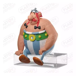 Asterix: Statuetta di Obelix Seduto - 13,5 cm