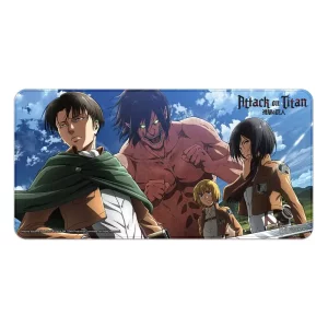 Mousepad XXL Attack on Titan: Eren, Mikasa, Armin, Levi