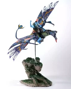 Avatar: La Via dell'Acqua - Action Figure Colonnello Quaritch & Banshee (Edizione Gold Label)