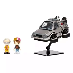 Ritorno al Futuro Parte II - Macchina del Tempo Q-Village con mini-figure
