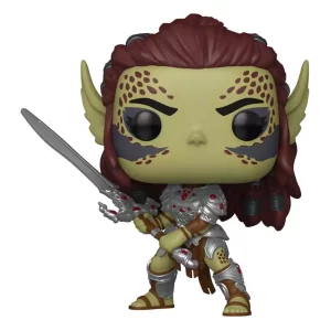 Funko POP! Games Baldur's Gate 3 - Lae'zel con Spada, 9 cm