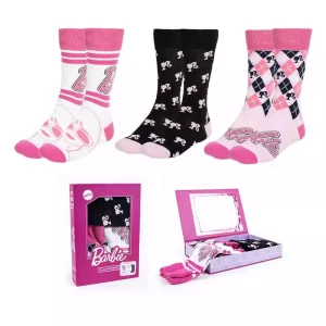 Calzini Barbie 3 Confezione 36-43