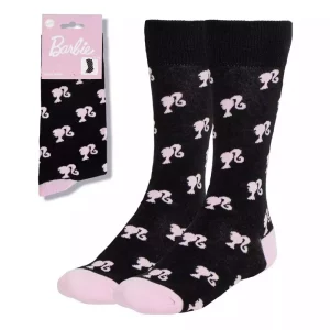 Calzini Barbie Logo Neri 36-43