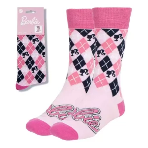 Calzini Barbie Logo Rosa 36-43