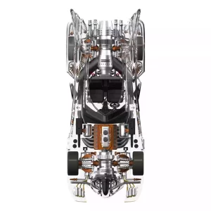Batmobile 1989 Super Cyborg Vehicle (Clear) – 35 cm