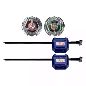 Beyblade X Marvel Collab: Miles Morales 1-60GN vs. Green Goblin 9-80HT
