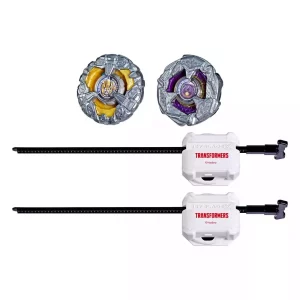 Beyblade X e Transformers: Collab Bumblebee 3-60GP vs. Shockwave 5-80O