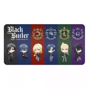 Mousepad XXL Black Butler – Chibi & Emblema