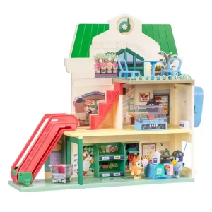 Bluey Mini Figure Playset: Supermercato e Ristorante