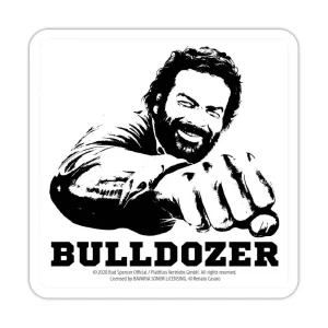 Coaster Bud Spencer Bulldozer 10x10 cm