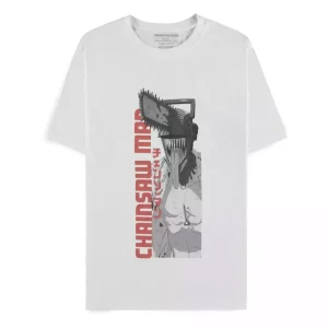 T-Shirt Chainsaw Man Bianca Taglia M