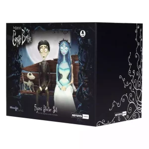 Corpse Bride Set Regalo: Figure di Victor e Emily con Portachiavi