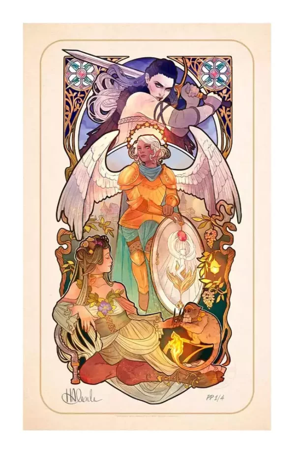 critical-role-art-print-ashley-johnson-10th-anniversary-art-nouveau-illustrations-46-x-28-cm-unframed-1765724456-0