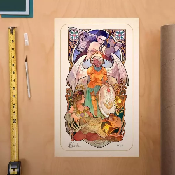 critical-role-art-print-ashley-johnson-10th-anniversary-art-nouveau-illustrations-46-x-28-cm-unframed-1765724457-1