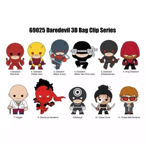 Daredevil: Display 24 Portachiavi in PVC 3D