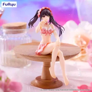 Date A Live: Statua PVC Kurumi Tokisaki in Costume da Bagno - Edizione Pastel Red (15 cm)