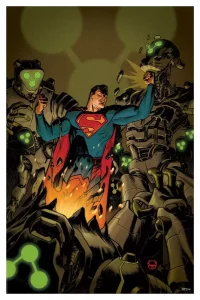 Stampa d'Arte DC Comics Superman Era Spaziale 61 x 41 cm