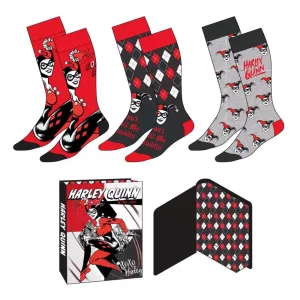 Calzini DC Comics Harley Quinn 3 Coppie 36-43