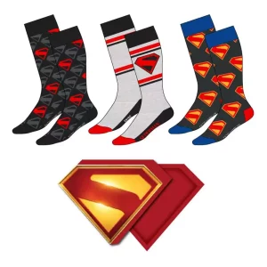 Calzini DC Comics Superman 3 confezioni (38-45)