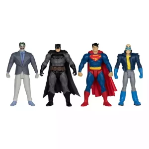 Action Figure DC Direct Page Punchers: Batman & Figlio di Batman, Superman e Joker - 7 cm