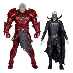 Action Figure 2-Pack McFarlane DC Multiverse: Batman Who Laughs (Knight Armor) & Merciless (Dark Multiverse) - 18 cm