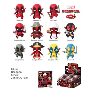 Display 24 Clip per Borsa Deadpool Serie 1