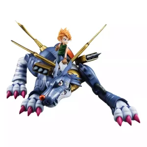Statua Precious G.E.M. Digimon Adventure - Garurumon & Ishida Yamato (30 cm)
