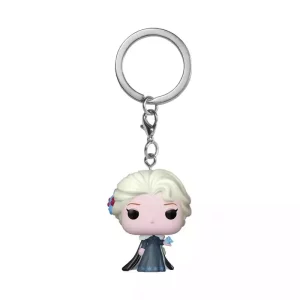 Portachiavi Disney Princess POP! Vinyl 4 cm - Elsa e altre Principesse - Display da 12