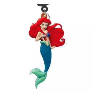Disney Princess: Portachiavi Ariel in PVC Soft Touch