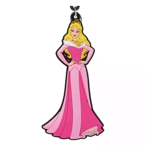 Portachiavi Principessa Disney Aurora in PVC Soft Touch