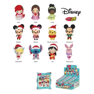 Disney Portachiavi in PVC Serie Natale - Display 26 (24 unità)