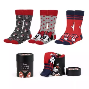 Calzini Disney Minnie 3 Confezione, Taglia 36-43