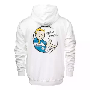 Felpa con Zip Fallout - Gioco d'Azzardo Taglia XL