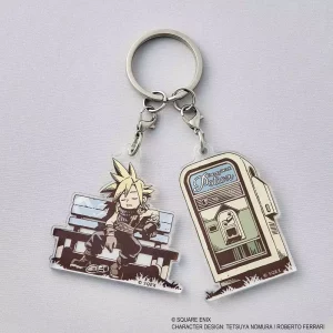 Portachiavi Acrilico Final Fantasy VII Rebirth: Cloud che Dorme