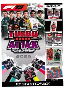 Formula 1 Turbo Attax TCG 2025 F1 Starterpack – Versione Tedesca