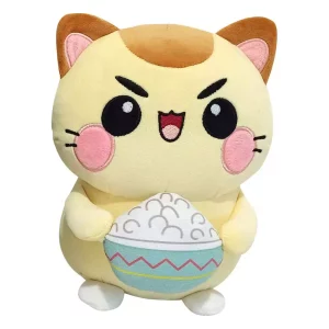 Plüschfigur Katze mit Reis, 25 cm