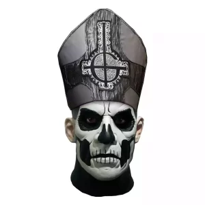 Maschera Papa Emeritus II Deluxe con Cappello Ghost