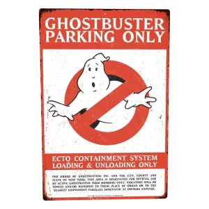 Segno Metallico Ghostbusters - Parcheggio