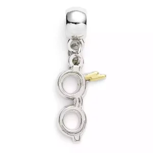 Ciondolo Fulmine di Harry Potter con Occhiali (Placcato Argento)