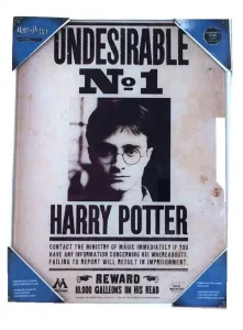 Poster in Vetro Harry Potter - Undesirable No. 1 (30x40 cm)