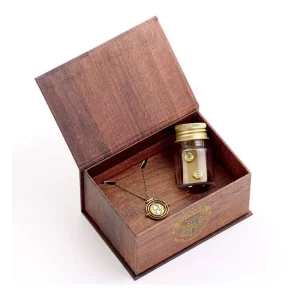 Harry Potter: Hermione Granger - Set Regalo Collana e Orecchini Time Turner (Oro)