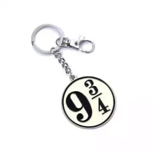 Portachiavi Harry Potter Bordo 9 3/4 (Argentato)