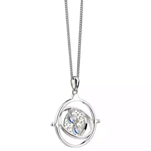 Collana con Ciondolo Cloccogiro di Harry Potter (Argento Sterling)