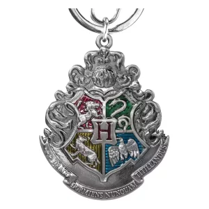 Portachiavi Stemma di Hogwarts in Peltro Harry Potter