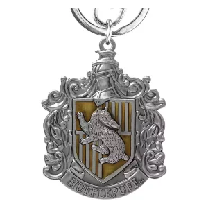 Ciondolo Portachiavi Stemma Tassorosso Harry Potter in Peltro