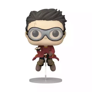 Harry Potter POP! Movies: Harry con Scopa (Quidditch) - 9 cm