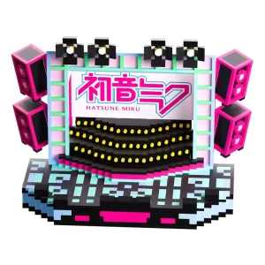 Hatsune Miku - Palco Brickset 19 cm
