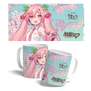 Tazza Hatsune Miku Sakura Miku Fiori di Ciliegio 325 ml