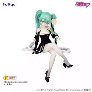Hatsune Miku Statuetta PVC Flower Fairy White Rose - 14 cm