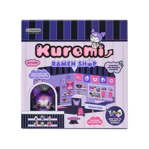 Hello Kitty e Amici - Mini Figure con Sticker House Kuromi Ramen Shop